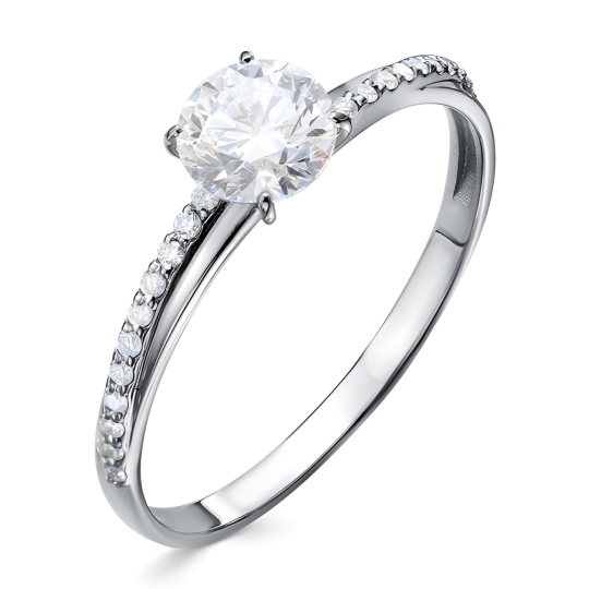 Кольцо из золота с бриллиантами и изумрудами