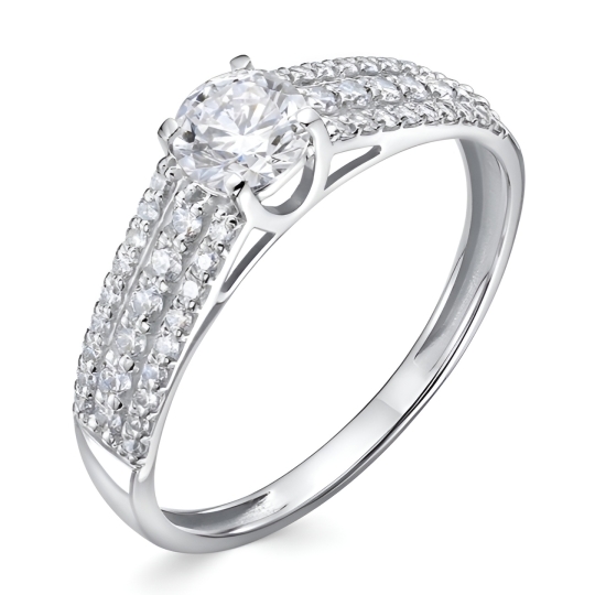 Кольцо из золота с гранатом