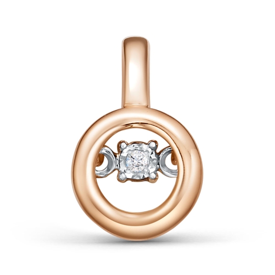 Подвеска из золота "Знак зодиака Рак"