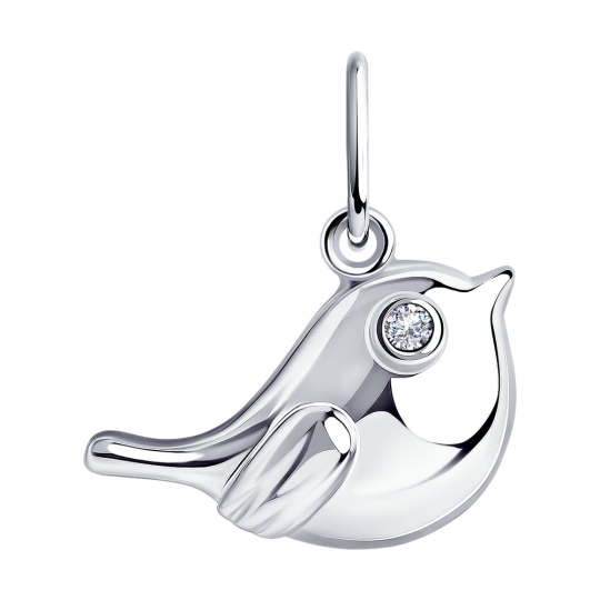 Подвеска из серебра с эмалью