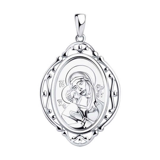 Подвеска из серебра с эмалью