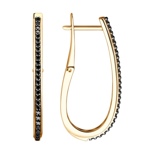 Серьги из серебра с янтарем