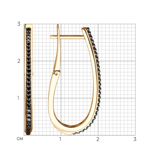 Серьги из серебра с янтарем