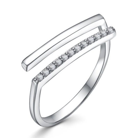 Кольцо из серебра с чернением и амазонитом