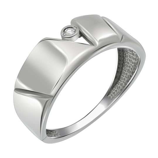 Кольцо из серебра с чернением