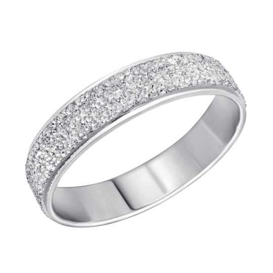 Кольцо из серебра с фианитами