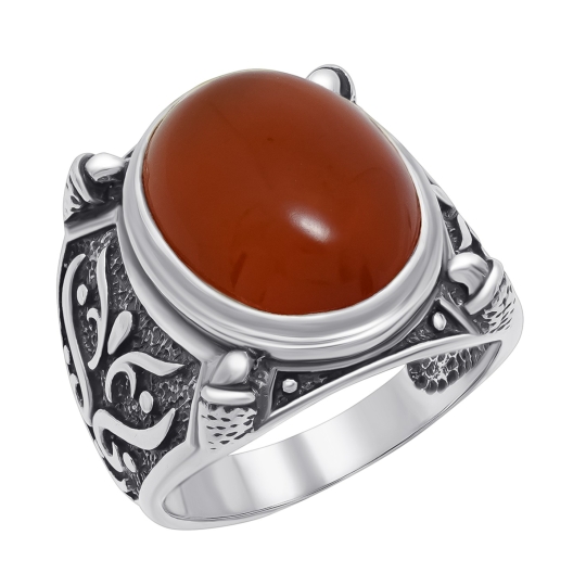 Кольцо из серебра с фианитами