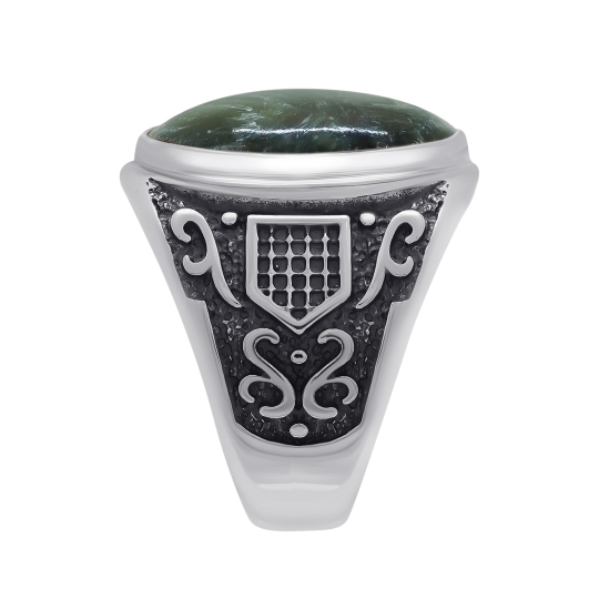 Кольцо из серебра с фианитами