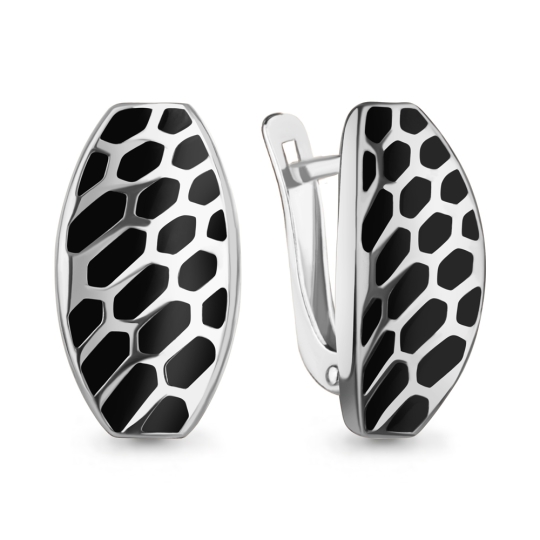 Кольцо из серебра с эмалью