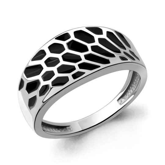 Кольцо из серебра с фианитами