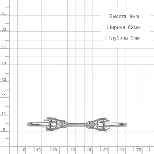 Браслет из серебра