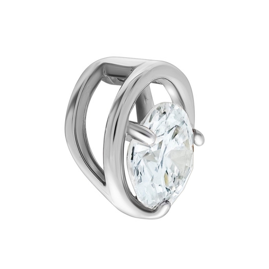 Подвеска из золота с выращенным бриллиантом