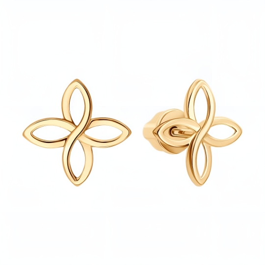 Серьги из золота с бриллиантами