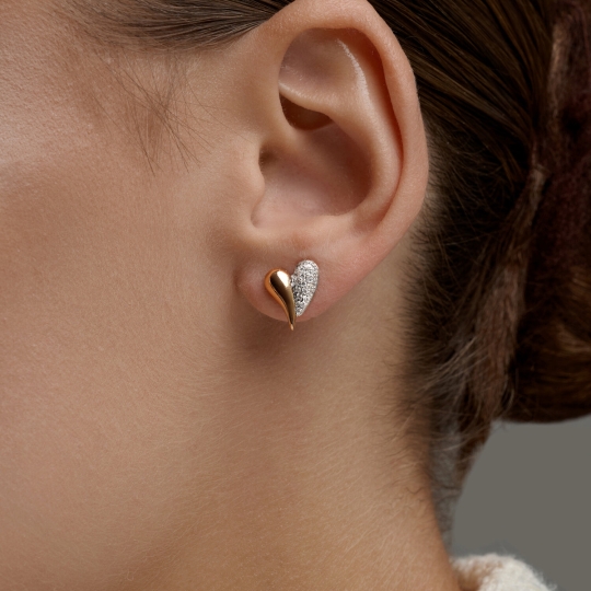 Серьги из золота с бриллиантами