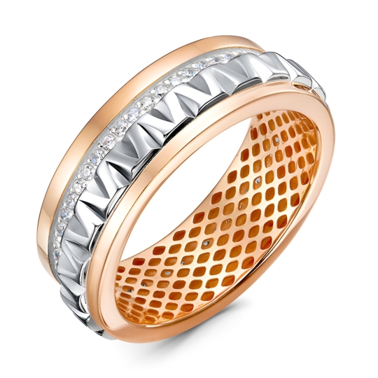 Кольцо из белого золота