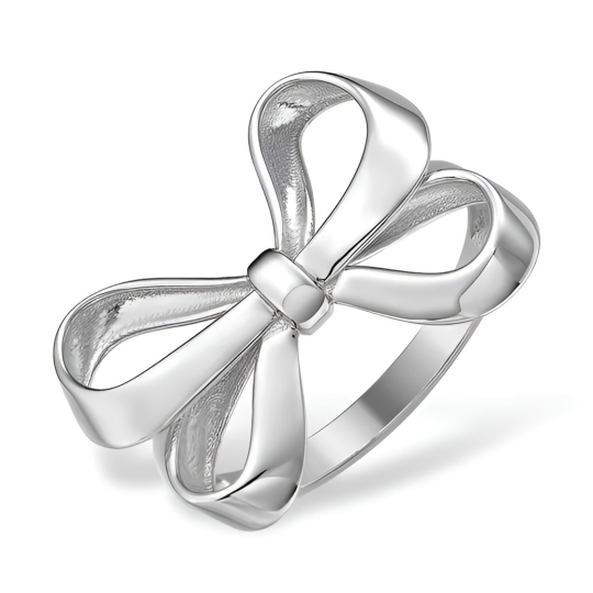 Кольцо из серебра с фианитами