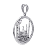 Подвеска из серебра с фианитом