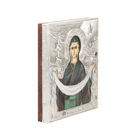 Икона-складень с образами "Казанская Божья Матерь" и "Спаситель"