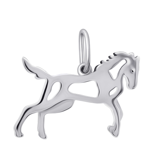 Подвеска из серебра с ювелирным кристаллом