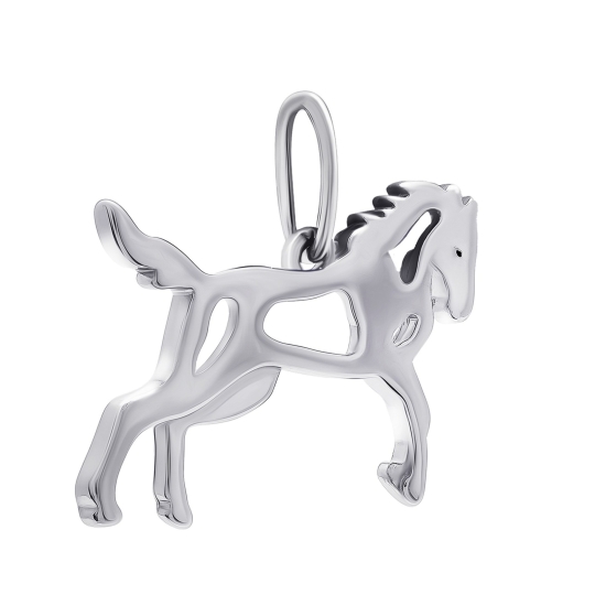 Подвеска из серебра с ювелирным кристаллом