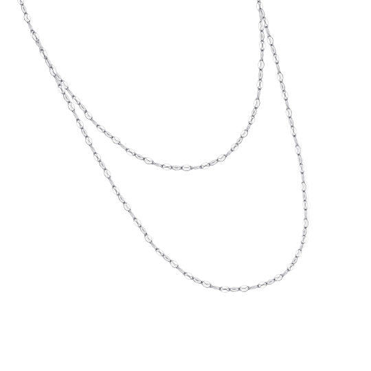 Колье-чокер из каучука с серебряным замком