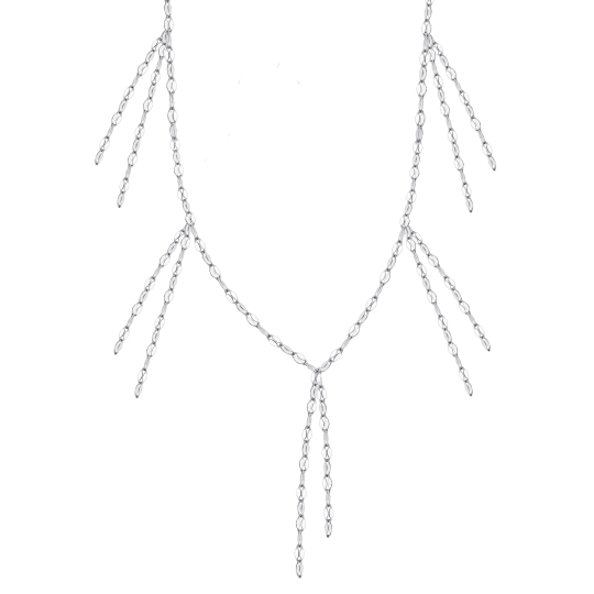 Колье из серебра