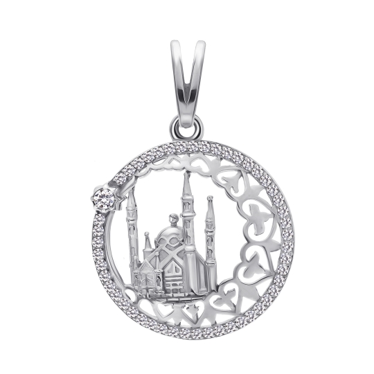 Подвеска из серебра "Знак зодиака Дева"