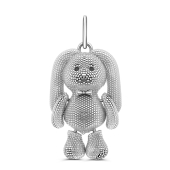 Подвеска из серебра с и фианитами 