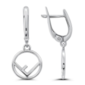 Серьги из серебра