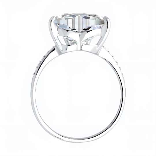 Кольцо из серебра с миксом камней