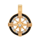 Подвеска из золота с фианитами