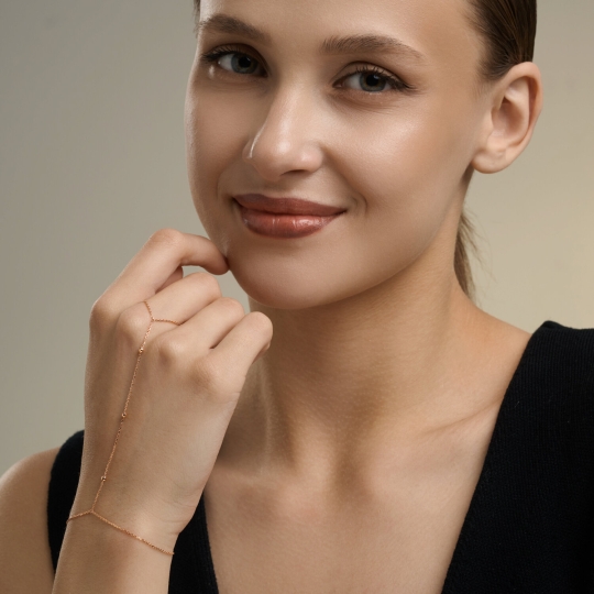 Браслет-слейв из золота