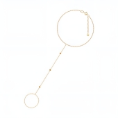 Браслет-слейв из золота