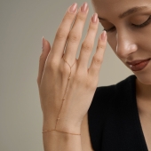 Браслет-слейв из золота