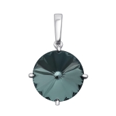 Подвеска из серебра с ювелирным кристаллом