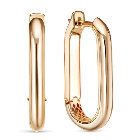 Серьги из лимонного золота