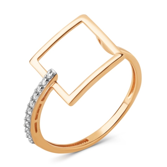 Кольцо из золота с бриллиантами