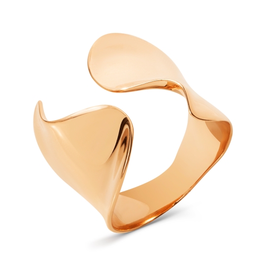 Кольцо из золота с аметистом и фианитами