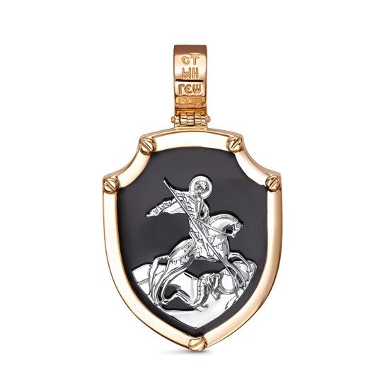 Подвеска из золота с сапфирами