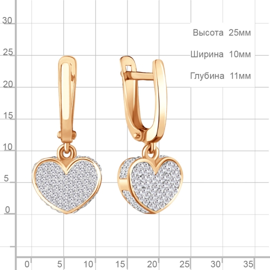 Серьги из серебра