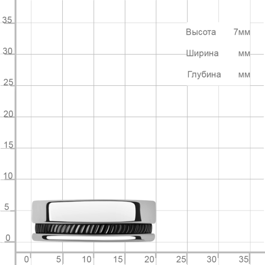 Кольцо из серебра с ювелирным кристаллом сапфир