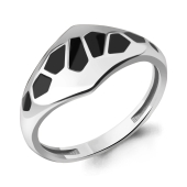 Кольцо из серебра с эмалью