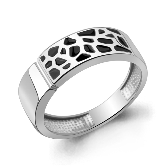 Кольцо из серебра с фианитами