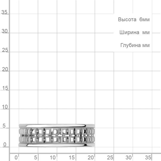 Кольцо из серебра с фианитами
