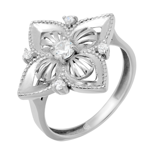 Кольцо из серебра с чернением