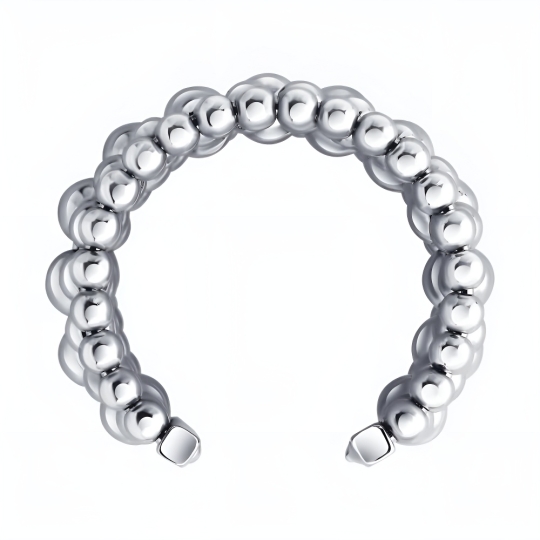 Кольцо из серебра с эмалью "ВДОХ-ВЫДОХ"