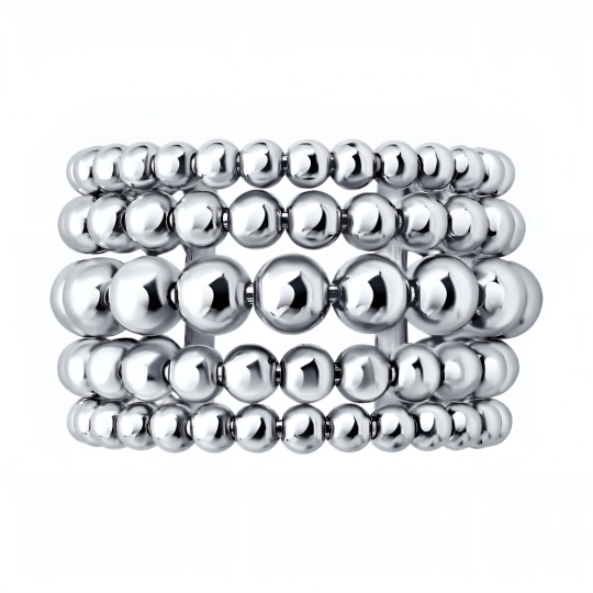 Кольцо из серебра с эмалью "ВДОХ-ВЫДОХ"