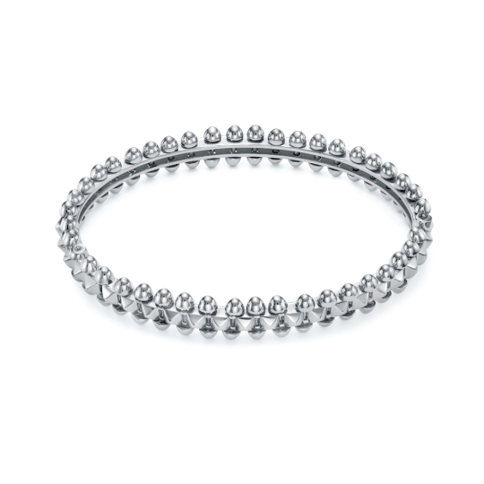 Браслет из серебра с фианитами