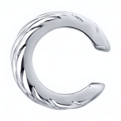Серьга-кафф из серебра