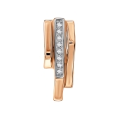 Подвеска из золота с фианитами